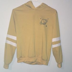 Mustard Yellow Space Hoodie